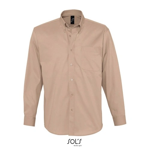 CAMISA ALGODÓN TWILL HOMBRE MANGA LARGA SOL'S BEL-AIR REF S16090