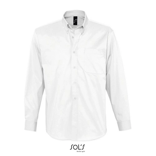 CAMISA ALGODÓN TWILL HOMBRE MANGA LARGA SOL'S BEL-AIR REF S16090