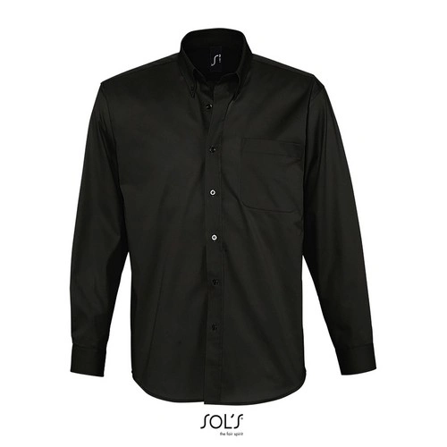 CAMISA ALGODÓN TWILL HOMBRE MANGA LARGA SOL'S BEL-AIR REF S16090