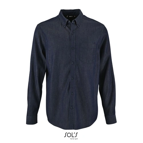 CAMISA DE DENIM DE HOMBRE SOL'S BARRY MEN REF S02100