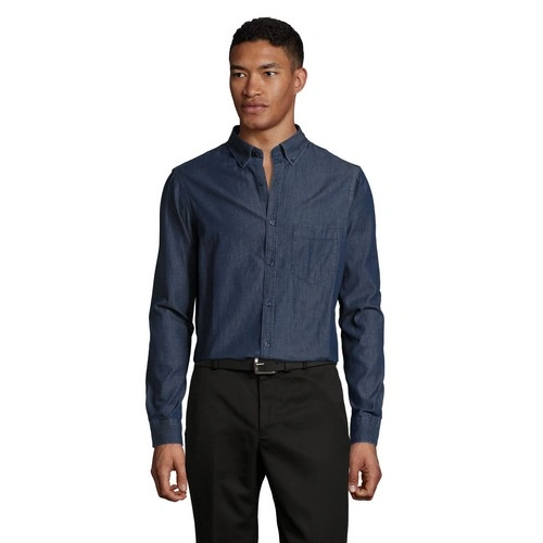 CAMISA DE DENIM DE HOMBRE SOL'S BARRY MEN REF S02100