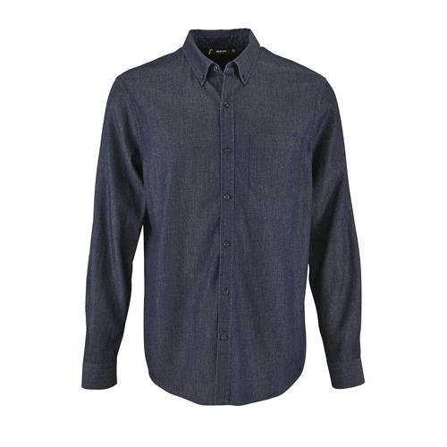 CAMISA DE DENIM DE HOMBRE SOL'S BARRY MEN REF S02100
