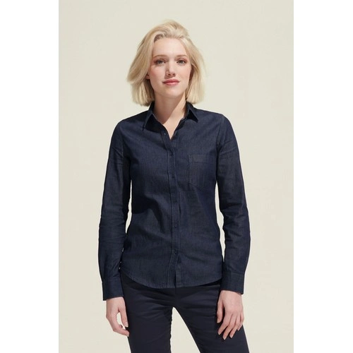 CAMISA DE DENIM DE MUJER SOL'S BARRY WOMEN REF S02101