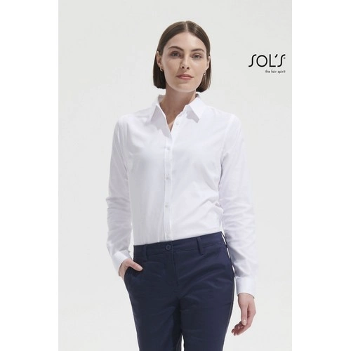 CAMISA DE ESPIGUILLA DE MUJER SOL'S BRODY WOMEN REF S02103