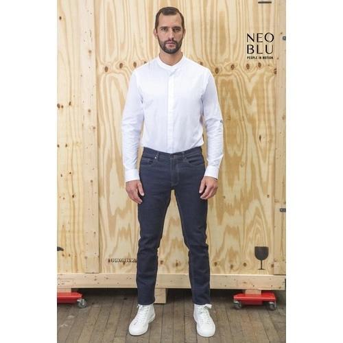 CAMISA DE HOMBRE CON CUELLO MANDARÍN NEOBLU BART MEN REF S03792