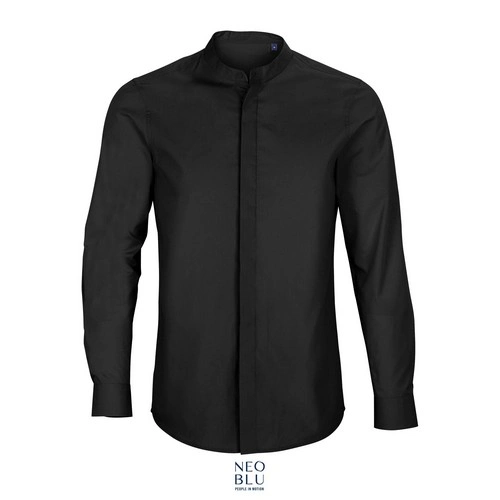 CAMISA DE HOMBRE CON CUELLO MANDARÍN NEOBLU BART MEN REF S03792