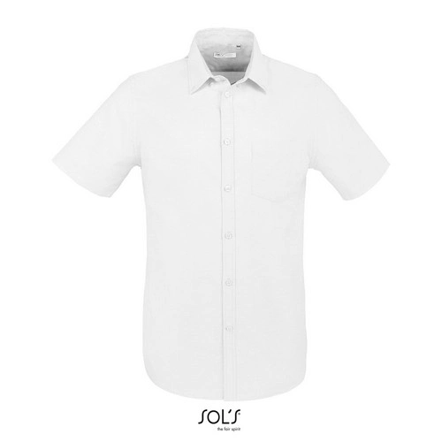 CAMISA DE OXFORD DE HOMBRE DE MANGA CORTA SOL'S BRISBANE FIT REF S02921