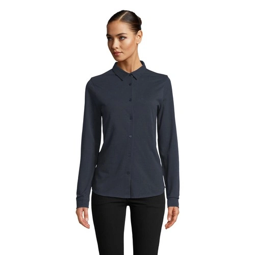CAMISA DE PIQUÉ DE ALGODÓN PARA MUJER NEOBLU BASILE WOMEN REF S03791