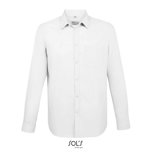 CAMISA DE POPELINA DE HOMBRE DE MANGA LARGA SOL'S BALTIMORE FIT REF S02922