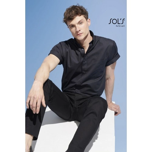 CAMISA HOMBRE ALGODÓN TWILL MANGA CORTA SOL'S BROOKLYN REF S16080