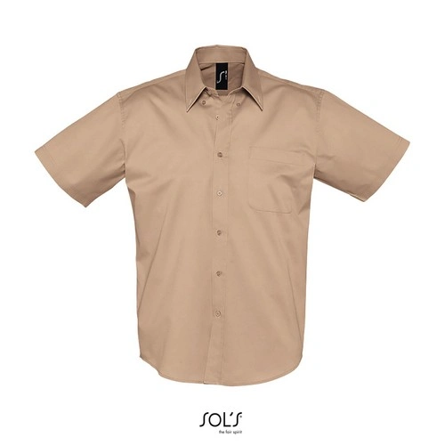 CAMISA HOMBRE ALGODÓN TWILL MANGA CORTA SOL'S BROOKLYN REF S16080