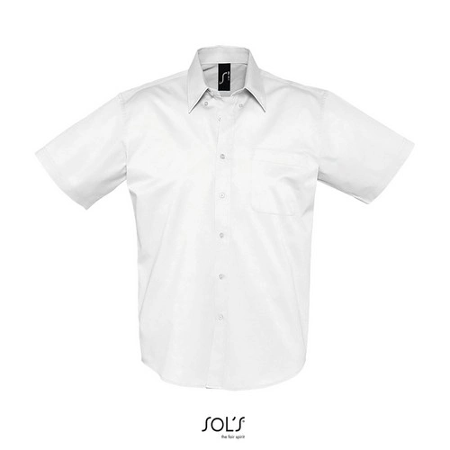 CAMISA HOMBRE ALGODÓN TWILL MANGA CORTA SOL'S BROOKLYN REF S16080