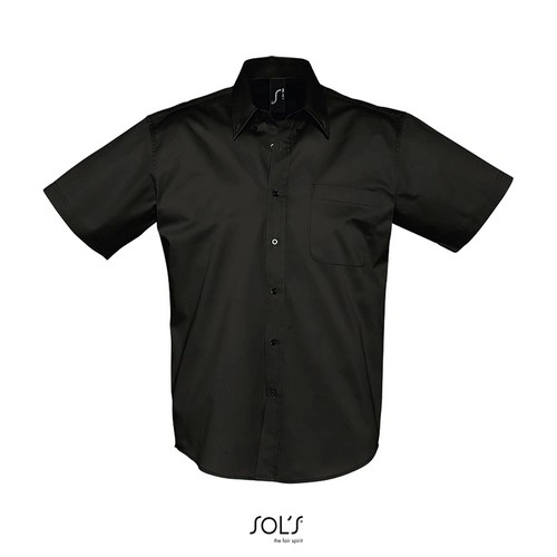 CAMISA HOMBRE ALGODÓN TWILL MANGA CORTA SOL'S BROOKLYN REF S16080