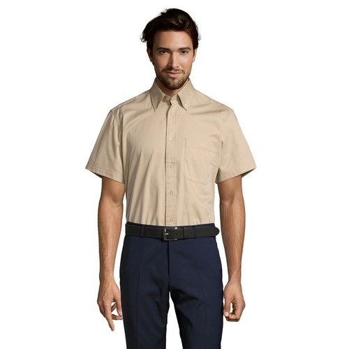 CAMISA HOMBRE ALGODÓN TWILL MANGA CORTA SOL'S BROOKLYN REF S16080