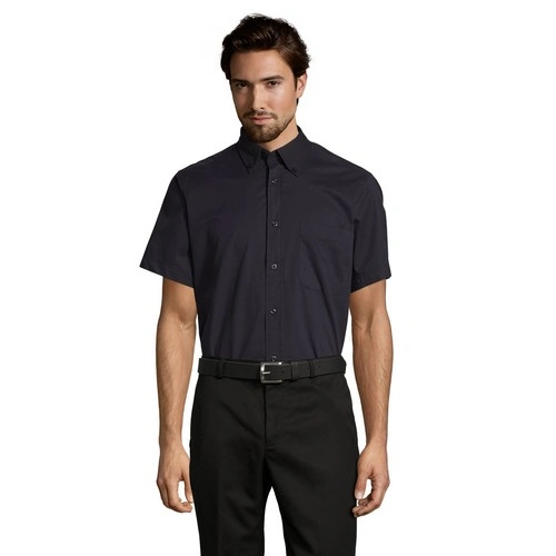 CAMISA HOMBRE ALGODÓN TWILL MANGA CORTA SOL'S BROOKLYN REF S16080