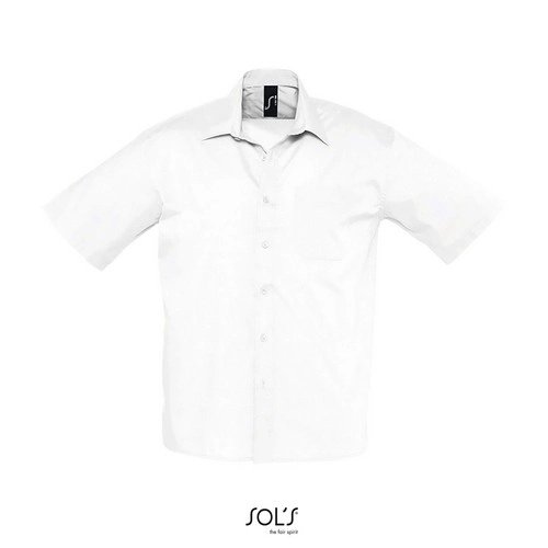 CAMISA POPELÍN HOMBRE MANGA CORTA SOL'S BRISTOL REF S16050