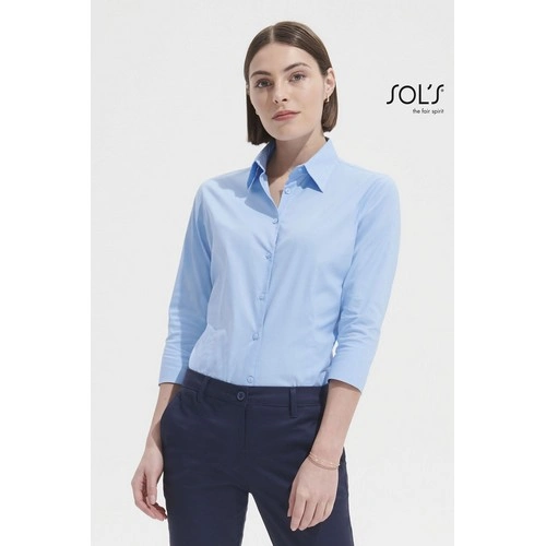 CAMISA STRETCH MUJER MANGA 3/4 SOL'S EFFECT REF S17010