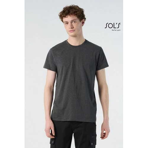CAMISETA MANGA CORTA AJUSTADA HOMBRE CUELLO REDONDO SOL'S Imperial FIT REF S00580