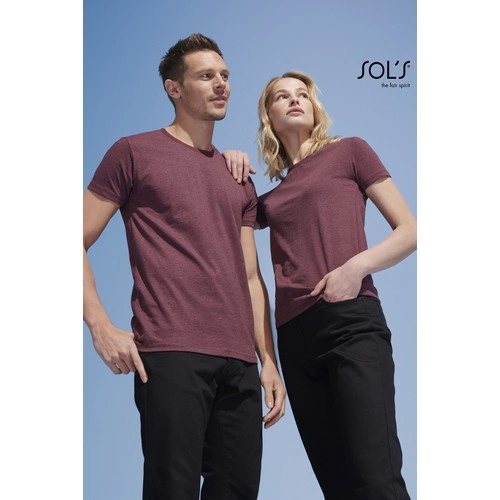CAMISETA MANGA CORTA AJUSTADA HOMBRE CUELLO REDONDO SOL'S Imperial FIT REF S00580