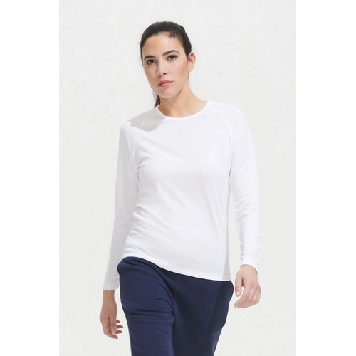 CAMISETA DE DEPORTE DE MANGA LARGA DE MUJER SOL'S SPORTY LSL WOMEN REF S02072