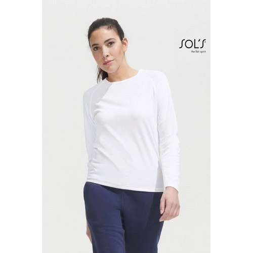 CAMISETA DE DEPORTE DE MANGA LARGA DE MUJER SOL'S SPORTY LSL WOMEN REF S02072