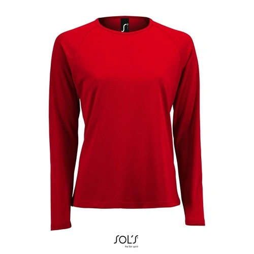 CAMISETA DE DEPORTE DE MANGA LARGA DE MUJER SOL'S SPORTY LSL WOMEN REF S02072