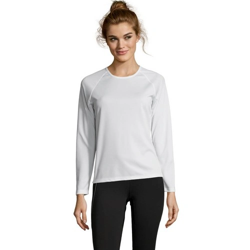 CAMISETA DE DEPORTE DE MANGA LARGA DE MUJER SOL'S SPORTY LSL WOMEN REF S02072