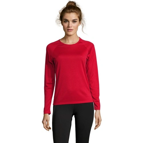 CAMISETA DE DEPORTE DE MANGA LARGA DE MUJER SOL'S SPORTY LSL WOMEN REF S02072