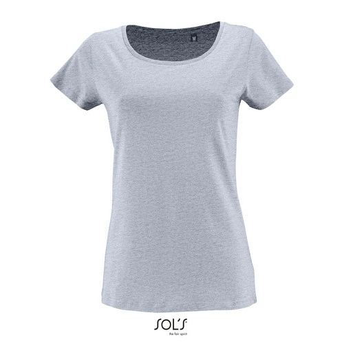 CAMISETA DE MANGA CORTA DE MUJER SOL'S MILO WOMEN REF S02077