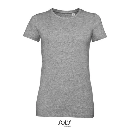 CAMISETA MANGA CORTA DE MUJER DE CUELLO REDONDO SOL'S MILLENIUM WOMEN REF S02946