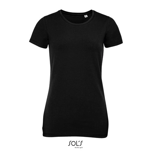 CAMISETA MANGA CORTA DE MUJER DE CUELLO REDONDO SOL'S MILLENIUM WOMEN REF S02946