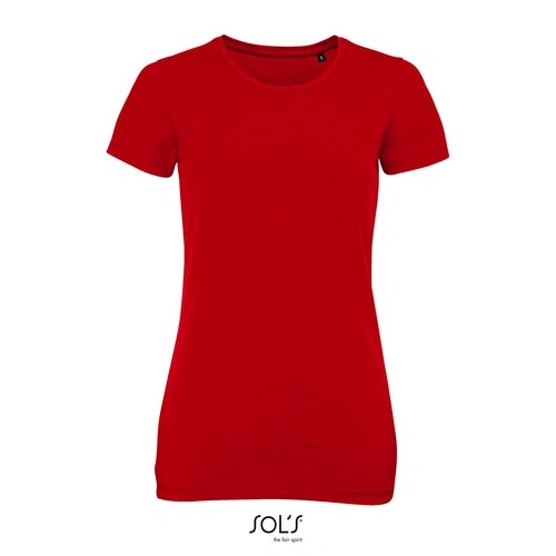 CAMISETA MANGA CORTA DE MUJER DE CUELLO REDONDO SOL'S MILLENIUM WOMEN REF S02946