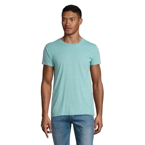 CAMISETA MANGA CORTA HOMBRE AJUSTADA DE PUNTO LISO Y CUELLO REDONDO SOL'S CRUSADER MEN REF S03582