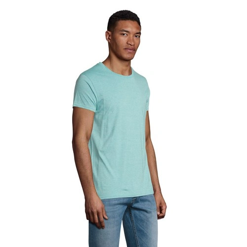 CAMISETA MANGA CORTA HOMBRE AJUSTADA DE PUNTO LISO Y CUELLO REDONDO SOL'S CRUSADER MEN REF S03582