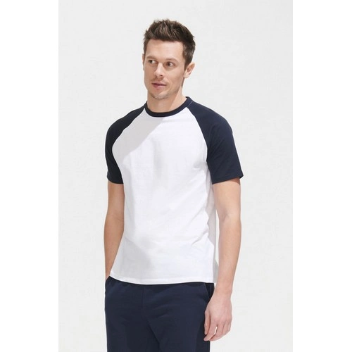 CAMISETA HOMBRE BICOLOR MANGA RAGLÁN SOL'S FUNKY REF S11190