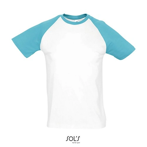 CAMISETA HOMBRE BICOLOR MANGA RAGLÁN SOL'S FUNKY REF S11190