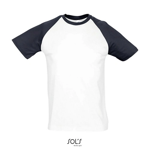 CAMISETA HOMBRE BICOLOR MANGA RAGLÁN SOL'S FUNKY REF S11190