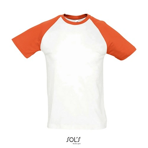 CAMISETA HOMBRE BICOLOR MANGA RAGLÁN SOL'S FUNKY REF S11190