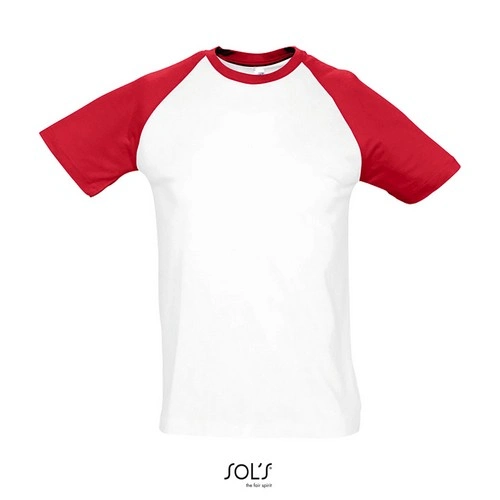 CAMISETA HOMBRE BICOLOR MANGA RAGLÁN SOL'S FUNKY REF S11190