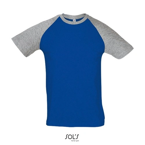 CAMISETA HOMBRE BICOLOR MANGA RAGLÁN SOL'S FUNKY REF S11190