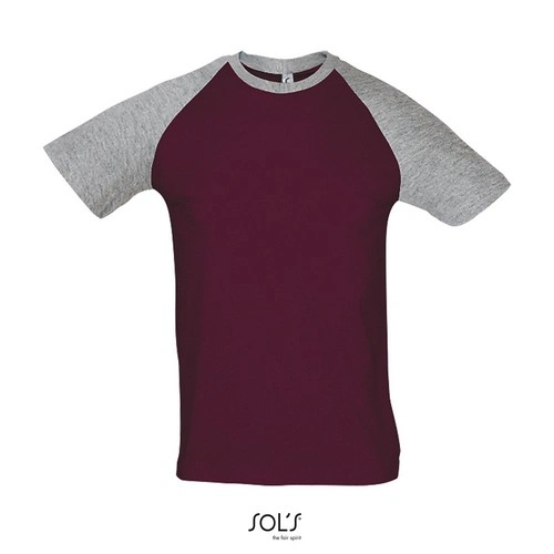 CAMISETA HOMBRE BICOLOR MANGA RAGLÁN SOL'S FUNKY REF S11190