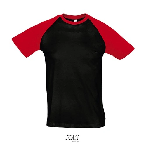 CAMISETA HOMBRE BICOLOR MANGA RAGLÁN SOL'S FUNKY REF S11190