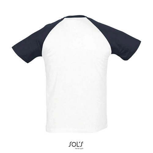 CAMISETA HOMBRE BICOLOR MANGA RAGLÁN SOL'S FUNKY REF S11190