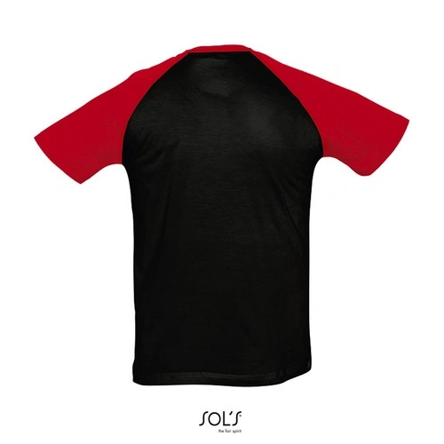 CAMISETA HOMBRE BICOLOR MANGA RAGLÁN SOL'S FUNKY REF S11190