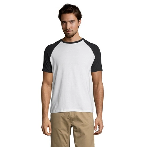 CAMISETA HOMBRE BICOLOR MANGA RAGLÁN SOL'S FUNKY REF S11190