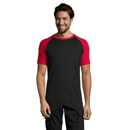CAMISETA HOMBRE BICOLOR MANGA RAGLÁN SOL'S FUNKY REF S11190