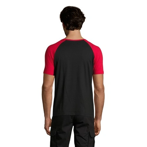 CAMISETA HOMBRE BICOLOR MANGA RAGLÁN SOL'S FUNKY REF S11190