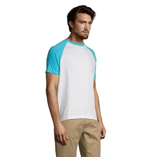 CAMISETA HOMBRE BICOLOR MANGA RAGLÁN SOL'S FUNKY REF S11190