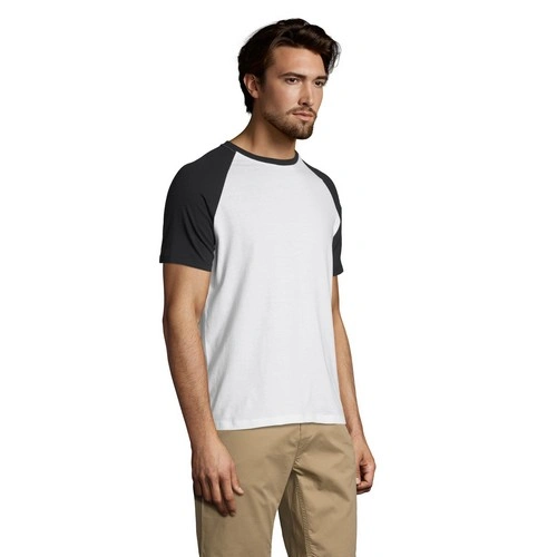 CAMISETA HOMBRE BICOLOR MANGA RAGLÁN SOL'S FUNKY REF S11190