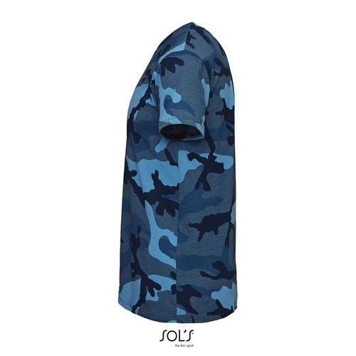 CAMISETA MANGA CORTA HOMBRE CUELLO REDONDO SOL'S CAMO MEN REF S01188